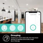 Kasa Smart Light Switch HS200, Single Pole, Needs Neutral Wire, 2.4GHz Wi-Fi Light Switch Works with Google Home, UL Certified, No Hub Required, White - Image 3