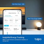TP-Link 𝗧𝗮𝗽𝗼 Smart Plug Wi-Fi Mini, Energy Monitoring, Compatible with Alexa & Google Home & Samsung SmartThings, Timer, 15A/1800W Max, ETL Certified, 2.4G Wi-Fi Only, Tapo P115(4-Pack) - Image 2