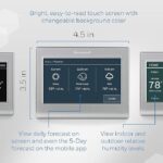Honeywell Home RTH9585WF1004 Wi-Fi Smart Color Thermostat, 7 Day Programmable, Touch Screen, Energy Star, Alexa Ready, Gray - Image 3