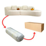 2026 modern wholesale compression living room sofa furniture vacuum small package linen fabric velvet couch sofa set - Image 3