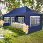 🔥[Hot sale]🔥10x20Pop up Canopy Tent with 6 sidewalls Commercial Heavy Duty Canopy UPF 50+ All Weather Waterproof Outdoor Wedding Party Tents